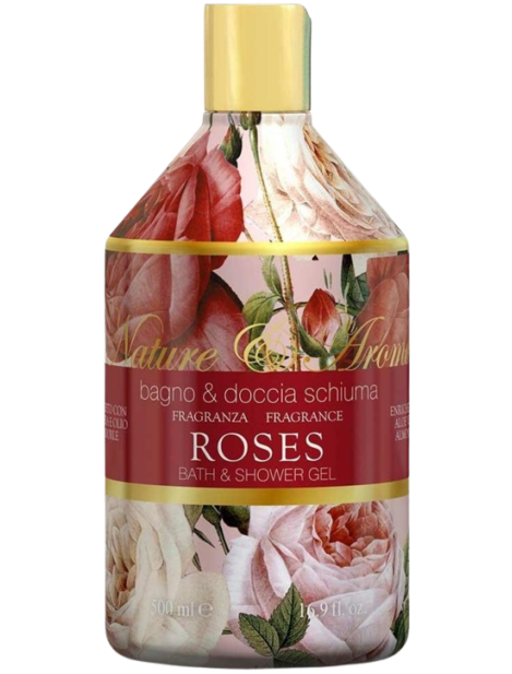 Rudy Nature&Arome Bagno Doccia Schiuma Linea Roses - 500 Ml