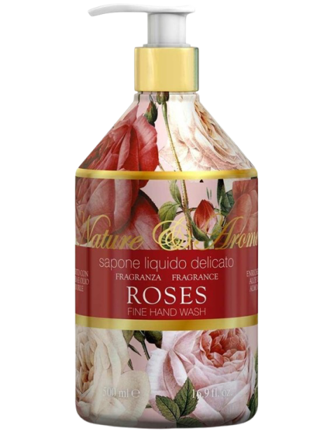Rudy Nature&Arome Sapone Liquido Mani Linea Roses - 500 Ml