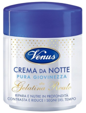 Venus Pura Giovinezza Crema Viso Da Notte Alla Gelatina Reale - 50 Ml