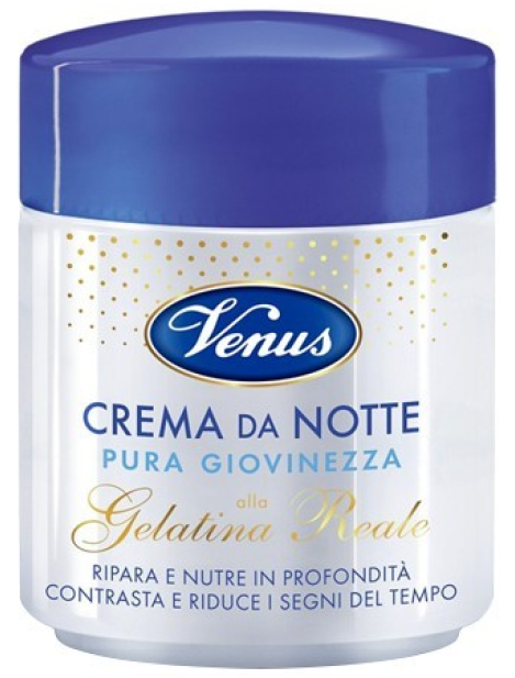 Venus Pura Giovinezza Crema Viso Da Notte Alla Gelatina Reale - 50 Ml