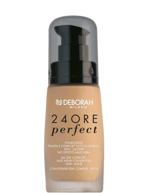 Deborah 24Ore Perfect Fondotinta Anti-Lucidità Spf10 - 03 Caramel Beige