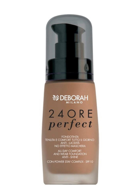 Deborah 24Ore Perfect Fondotinta Anti-Lucidità Spf10 - 04 Apricot