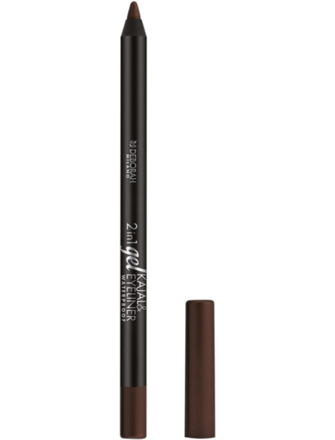 Deborah 2 In 1 Gel Kajal & Eyeliner Matita Occhi - 05 Brown