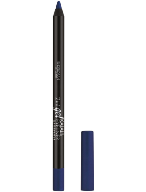 Deborah 2 In 1 Gel Kajal & Eyeliner Matita Occhi - 09 Deep Blue