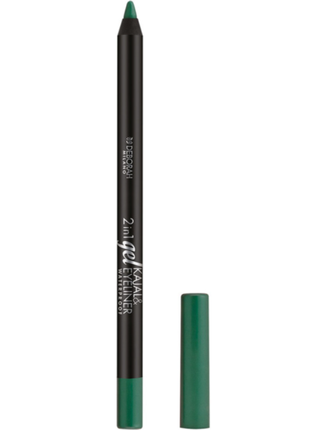 Deborah 2 In 1 Gel Kajal & Eyeliner Matita Occhi - 11 Light Green