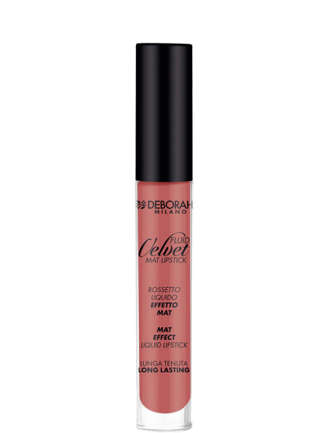 Deborah Fluid Velvet Mat Lipstick Rossetto Liquido - 13 Antique Pink