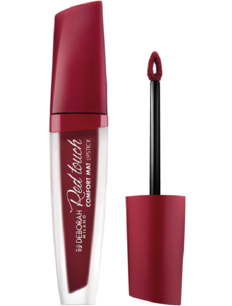 Deborah Red Touch Comfort Mat Lipstick Rossetto Liquido Finish Ultra-Opaco - 009 Burgundy