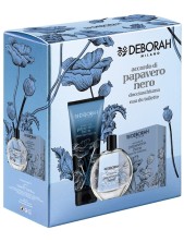 Deborah Accordo Di Papavero Nero Docciaschiuma + Eau De Toilette Cofanetto