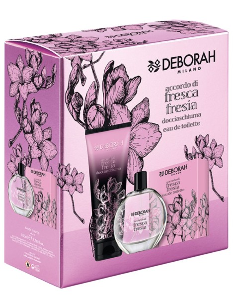 Deborah Accordo Di Fresca Fresia Docciaschiuma + Eau De Toilette Cofanetto