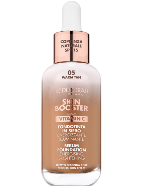 Deborah Skin Booster Con Vitamina C Fondotinta In Siero - 05 Warm Tan