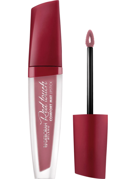 Deborah Red Touch Comfort Mat Lipstick Rossetto Liquido Finish Ultra-Opaco - 012 Vintage Rose