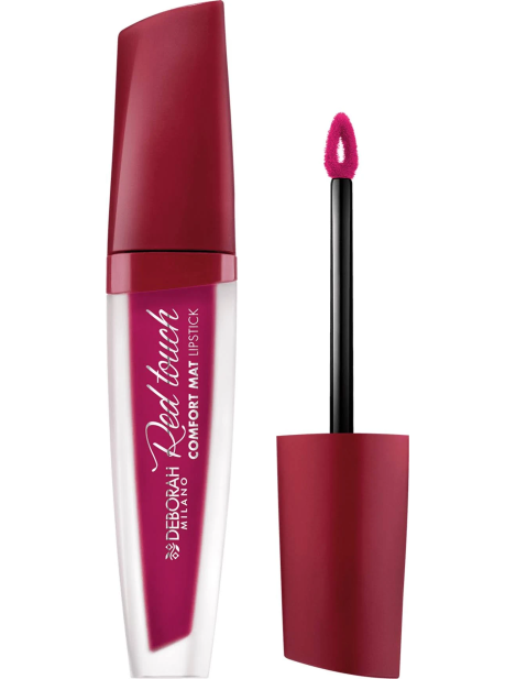 Deborah Red Touch Comfort Mat Lipstick Rossetto Liquido Finish Ultra-Opaco - 016 Very Cherry