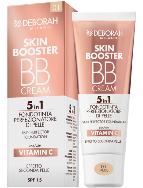 Deborah Skin Booster Bb Cream Effetto Seconda Pelle - 01 Nude