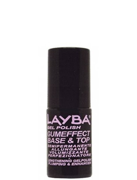 Layla Layba Gel Polish Gumeffect Base E Top Coat Smalto Unghie - 5Ml