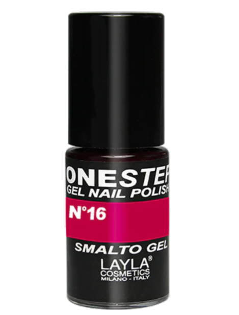 Layla One Step Gel Nail Polish Smalto Semipermanente 5 Ml - N.16 Moulin Rouge