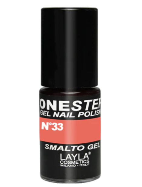 Layla One Step Gel Nail Polish Smalto Semipermanente 5 Ml - N.33 Sunset Fluo