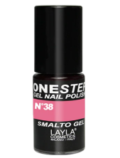 Layla One Step Gel Nail Polish Smalto Semipermanente 5 Ml - N.38 Malva