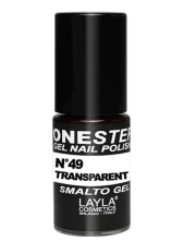 Layla One Step Gel Nail Polish Smalto Semipermanente 5 Ml - N.49 Transparent