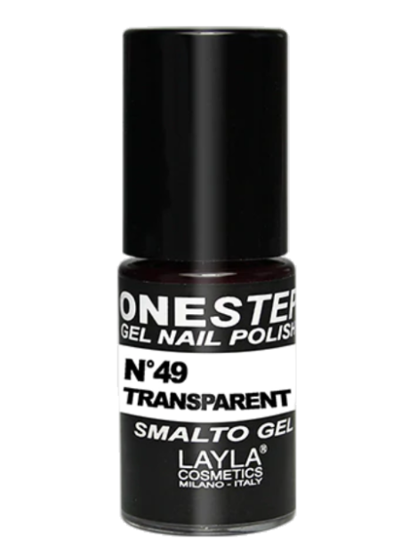 Layla One Step Gel Nail Polish Smalto Semipermanente 5 Ml - N.49 Transparent