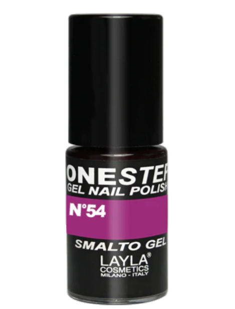 Layla One Step Gel Nail Polish Smalto Semipermanente 5 Ml - N.54 Kiss My Magenta