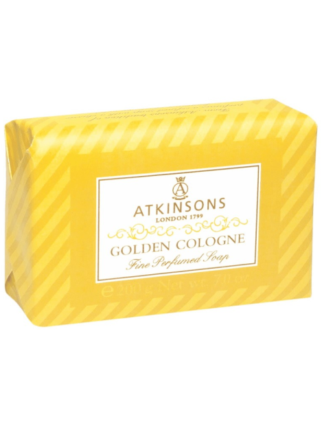 Atkinsons Fine Perfumed Soap Golden Cologne Sapone Solido Profumato 200 Gr