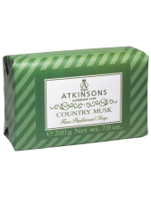 Atkinsons Fine Perfumed Soap Country Musk Sapone Solido Profumato 200 Gr