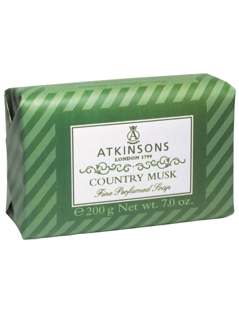 Atkinsons Fine Perfumed Soap Country Musk Sapone Solido Profumato 200 Gr