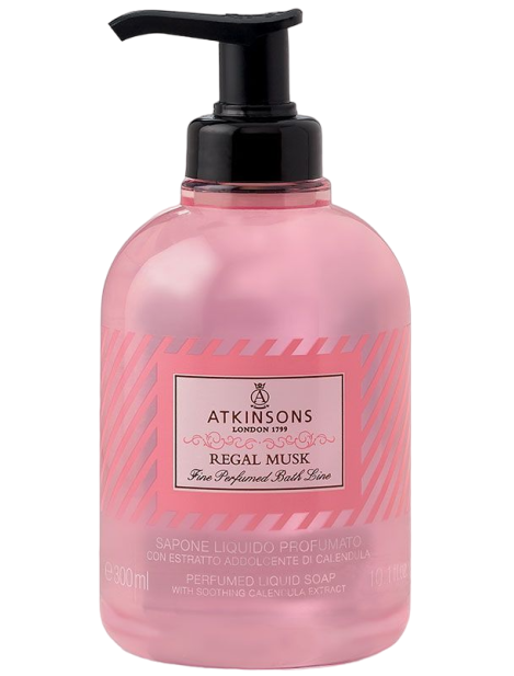 Atkinsons Fine Perfumed Bath Line Regal Musk Bagnoschiuma Profumato 300 Ml