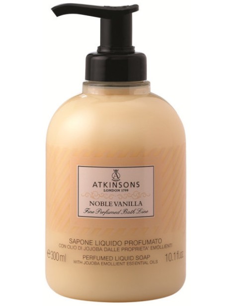Atkinsons Fine Perfumed Bath Line Noble Vanilla Bagnoschiuma Profumato 300 Ml