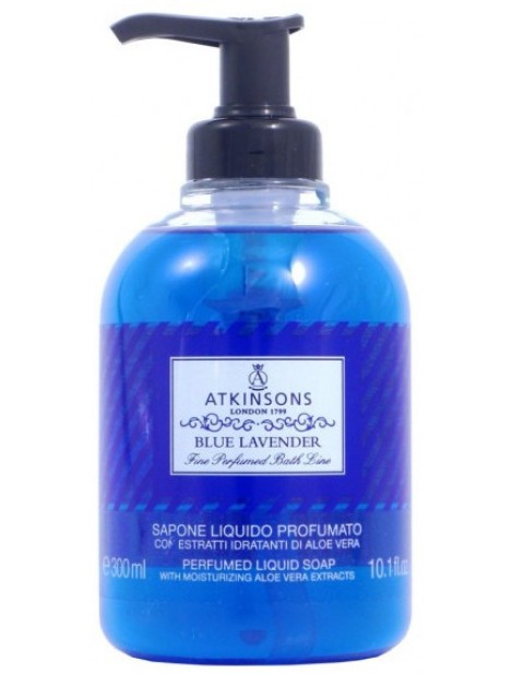 Atkinsons Fine Perfumed Bath Line Blue Lavender Bagnoschiuma Profumato 300 Ml