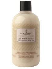 Atkinsons Fine Perfumed Bath Line Natural White Bagnoschiuma Profumato 500 Ml