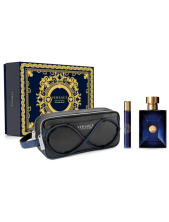 Versace Cofanetto Dylan Blue Per Uomo – Eau De Toilette 100 Ml + Eau De Toilette Travel Spray 10 Ml + Pochette