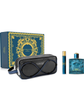 Versace Cofanetto Eros Eau De Parfum Uomo 100 Ml + Eau De Parfum Travel Size 10 Ml + Beauty Case