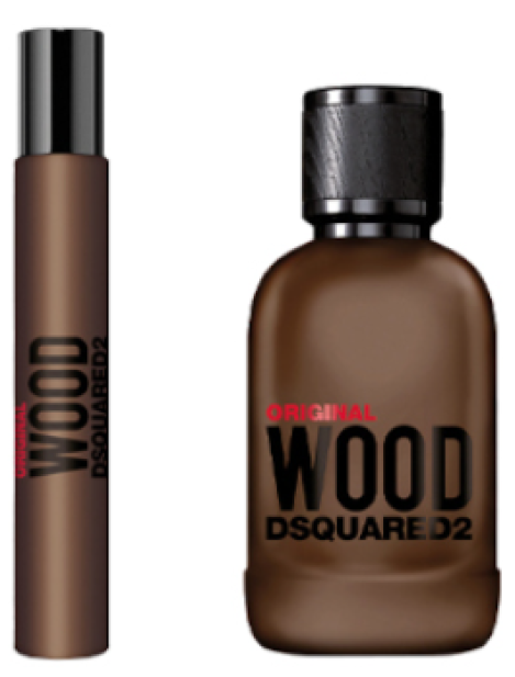 Dsquared2 Wood Original Cofanetto Eau De Parfum 100Ml + Eau De Parfum Travel Spray 10Ml