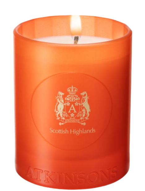 Atkinsons 1799 A Touch Of Glass Scented Candle Scottish Highlands – Candela Profumata Altopiani Scozzesi 200 G