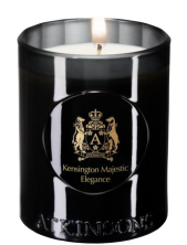 Atkinsons 1799 A Touch Of Glass Scented Candle Kensington Majestic Elegance  – Candela Profumata Eleganza Maestosa Kensington 200 G