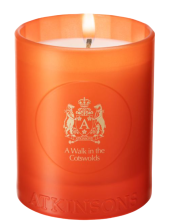 Atkinsons 1799 A Touch Of Glass Scented Candle A Walk In The Cotswolds – Candela Profumata Una Passeggiata Nelle Cotswolds 200 G