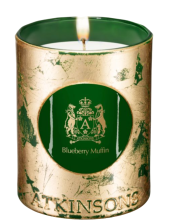 Atkinsons 1799 Tea Tale Collection Scented Candle Blueberry Muffin – Candela Profumata 200 G