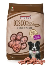 Record Bestbone Biscodog Biscotti Per Cani Al Gusto Di Frutti Di Bosco 1 Kg