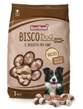 Biscotti Biscodog Rollies Alla Carne Per Cani - 1kg