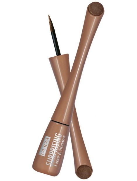 Pupa Surprising Liner & Shadow - 009 Gold Chocolate