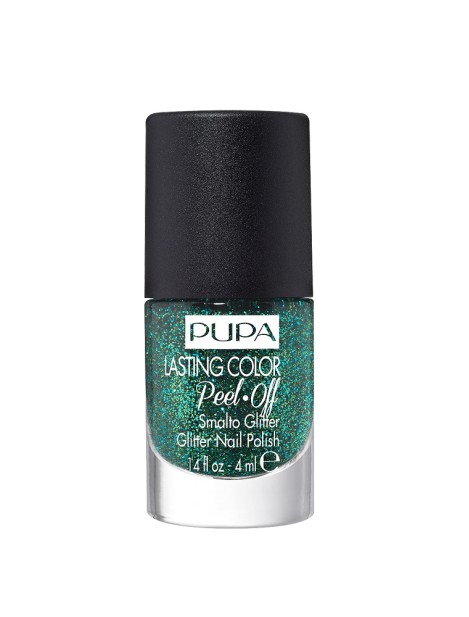 Pupa Lasting Color Peel-Off Smalto Glitter 4Ml - 09 Go On Green