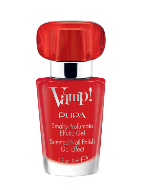 Pupa Vamp! Smalto Profumato Effetto Gel Fragranza Rossa - 202 Carnal Red