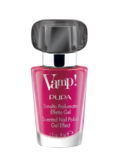 Pupa Vamp! Smalto Profumato Effetto Gel Fragranza Nera - 302 Irreverent Fuchsia