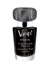 Pupa Vamp! Smalto Profumato Effetto Gel Fragranza Nera - 305 Rock Black