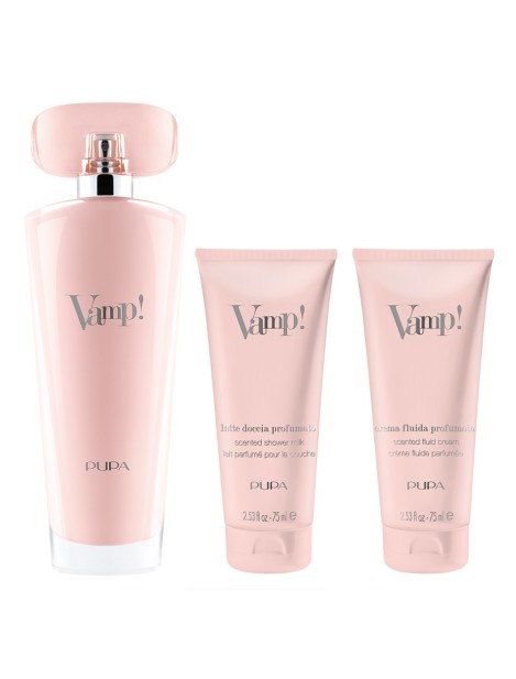 Pupa Vamp! Eau De Parfum + Vamp! Latte Doccia + Vamp! Crema