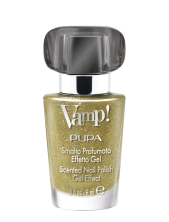 Pupa Vamp! Smalto Profumato Effetto Gel Sparkling Edition - 306 Shiny Gold