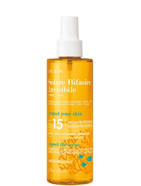 Pupa Solare Bifasico Invisibile Spf15 - 200 Ml