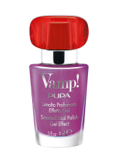 Pupa Vamp! Smalto Profumato Effetto Gel Fragranza Rossa - 215 Vibrant Violet