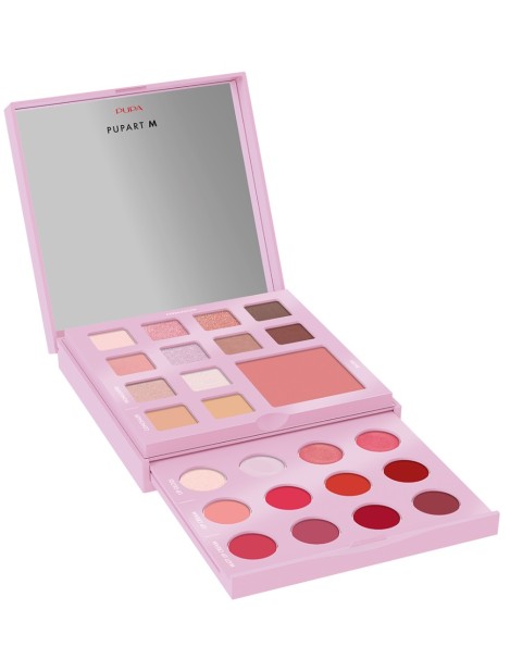 Pupa Pupart M Palette Make-Up Per Trucco Viso Occhi E Labbra - 001